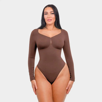 BODYSUIT MOLDEADOR MANGA LARGA | SHAPEWEAR